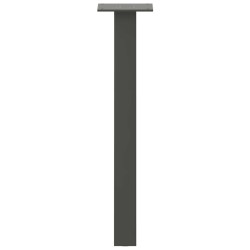 Pieds de table basse 4 pièces Anthracite 42 cm Acier 