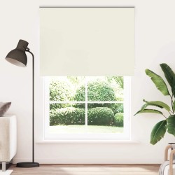 Store enrouleur occultant blanc cassé 165x210 cm largeur tissu 