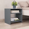 Tables de chevet 2 pcs Gris 40x30x40 cm Bois d'ingénierie 