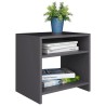 Tables de chevet 2 pcs Gris 40x30x40 cm Bois d'ingénierie 