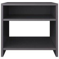 Tables de chevet 2 pcs Gris 40x30x40 cm Bois d'ingénierie 
