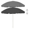 Parasol de plage anthracite 300 cm 