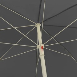 Parasol de plage anthracite 300 cm 