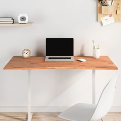 Dessus de bureau 110x(55-60)x1,5 cm bois massif de hêtre 