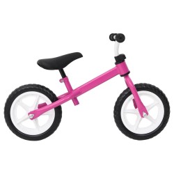 Vélo d'équilibre roues de 9,5 pouces rose 