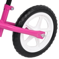 Vélo d'équilibre roues de 9,5 pouces rose 