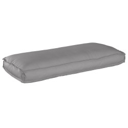 Coussin de palette pour siège / dossier Gris 120x50x12 cm Tissu Oxford 