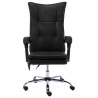 Chaise de bureau de massage Noir Similicuir 