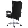 Chaise de bureau de massage Noir Similicuir 