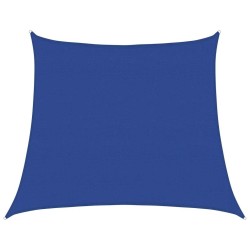 Voile d'ombrage 160 g/m² trapèze bleu 4/5x4 m PEHD 