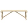 Bancs de jardin lot de 2 bois de sapin massif 