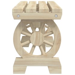 Bancs de jardin lot de 2 bois de sapin massif 