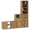 Meubles TV 4 pcs avec rangement ODDA bois de pin massif 