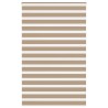 Store zèbre marron sable largeur du tissu 135,9 cm polyester 