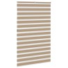 Store zèbre marron sable largeur du tissu 135,9 cm polyester 