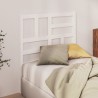 Tête de lit Blanc 81x4x104 cm Bois massif de pin 