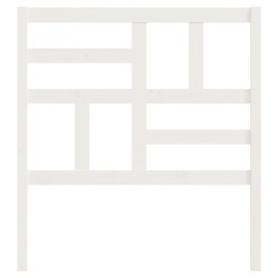 Tête de lit Blanc 81x4x104 cm Bois massif de pin 