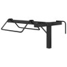 Porte-selle mural noir fer 