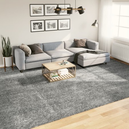 Tapis shaggy PAMPLONA poils longs moderne vert 300x400 cm 