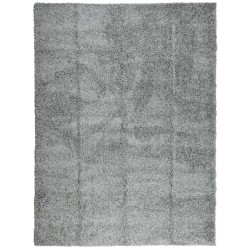 Tapis shaggy PAMPLONA poils longs moderne vert 300x400 cm 