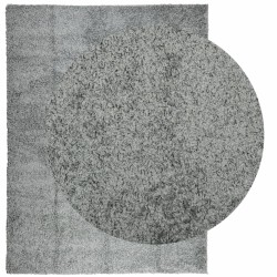 Tapis shaggy PAMPLONA poils longs moderne vert 300x400 cm 