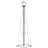 Arbre de Noël cône 108 LED Colorées 70x180 cm 