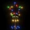 Arbre de Noël cône 108 LED Colorées 70x180 cm 