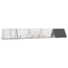 Clapier Anthracite 504,5x80,5x71 cm Acier galvanisé 