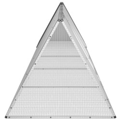 Clapier Anthracite 504,5x80,5x71 cm Acier galvanisé 
