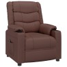 Fauteuil inclinable électrique Marron Similicuir 