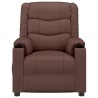 Fauteuil inclinable électrique Marron Similicuir 