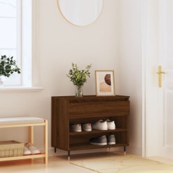 Armoire à chaussures Chêne marron 70x36x60 cm Bois d'ingénierie 