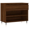 Armoire à chaussures Chêne marron 70x36x60 cm Bois d'ingénierie 