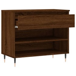 Armoire à chaussures Chêne marron 70x36x60 cm Bois d'ingénierie 