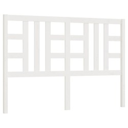 Tête de lit Blanc 166x4x100 cm Bois massif de pin 