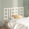 Tête de lit Blanc 166x4x100 cm Bois massif de pin 