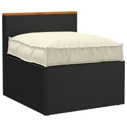 Coussin de palettepour siège Crème 70x70x12 cm en tissu Oxford 