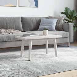 Dessus de table blanc 80x40x2,5 cm bois de pin massif 