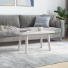 Dessus de table blanc 80x40x2,5 cm bois de pin massif 