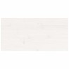 Dessus de table blanc 80x40x2,5 cm bois de pin massif 