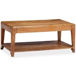 Table basse Bois massif 88x50x38 cm 
