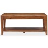 Table basse Bois massif 88x50x38 cm 