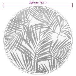 Tapis d'extérieur ARAKIL vert Ø200 cm PP 