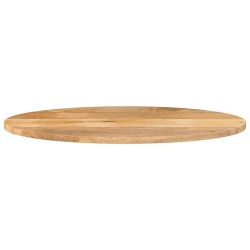 Dessus de table 90x40x2,5 cm ovale bois massif de manguier 