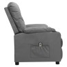 Fauteuil inclinable électrique Gris Similicuir 