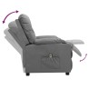 Fauteuil inclinable électrique Gris Similicuir 