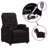 Fauteuil inclinable électrique Noir Similicuir 