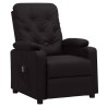 Fauteuil inclinable électrique Noir Similicuir 