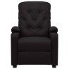 Fauteuil inclinable électrique Noir Similicuir 