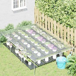 Bâche transparente avec œillets 2x3 m PVC 